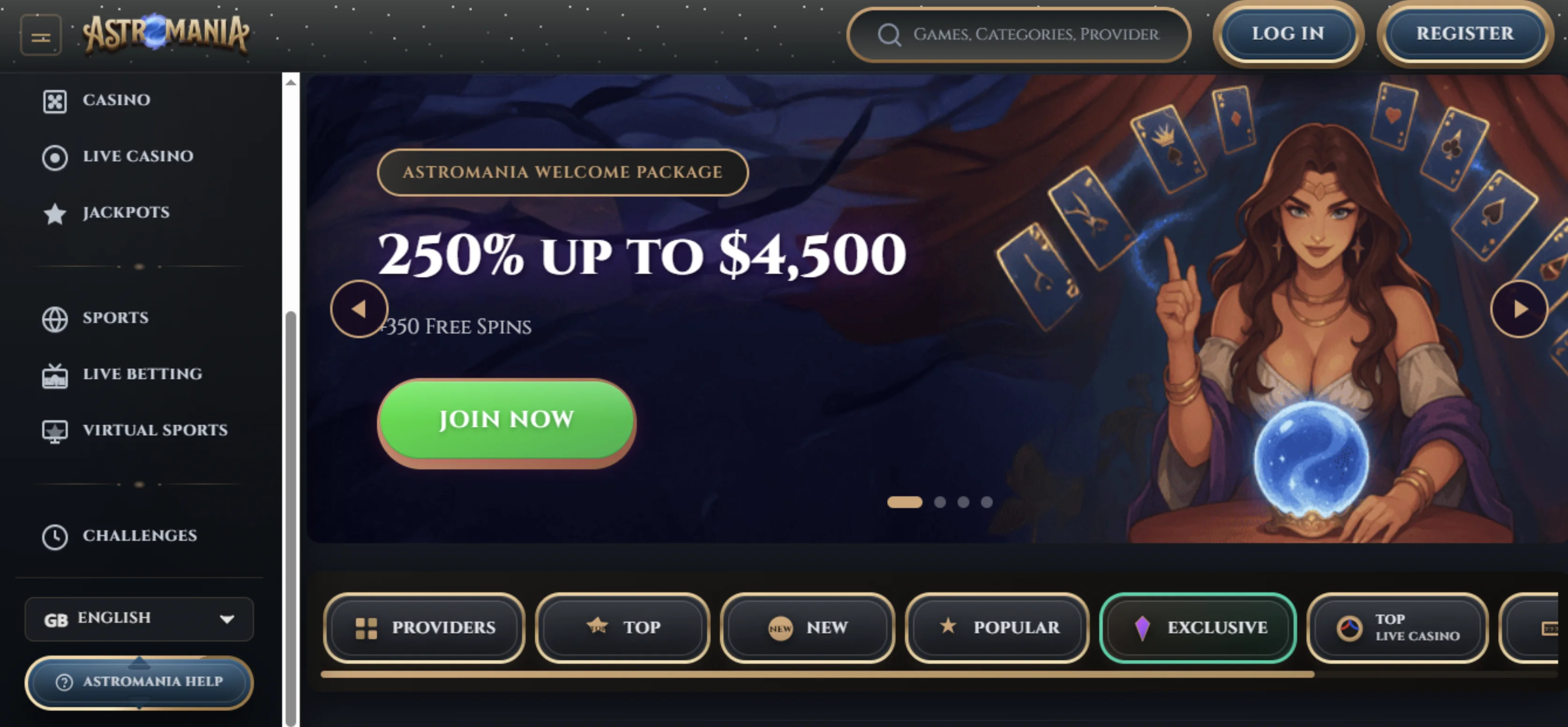 Astromania Casino